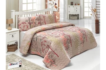 Överkast Eponj Home Enkelt 160x220+Kuddfodral Quiltat - Beige|Röd|Rosa|Grön - Textil & mattor - Sängkläder - Bäddset & påslakanset