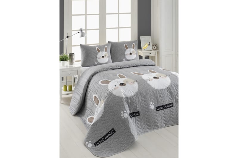 Överkast Eponj Home - Grå - Textil & mattor - Sängkläder