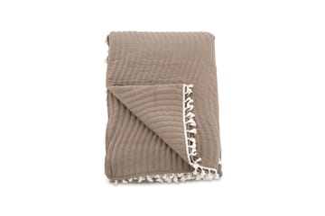 Lias Överkast 260x260 cm - Brun - Textil & mattor - Sängkläder