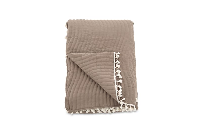 Lias Överkast 260x260 cm - Brun - Textil & mattor - Sängkläder