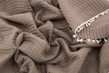 Lias Överkast 260x260 cm - Brun - Textil & mattor - Sängkläder