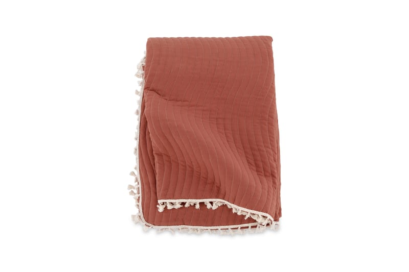 Överkast Gibbos 260x260 cm - Rostbrun - Sängkläder - Överkast - Överkast dubbelsäng