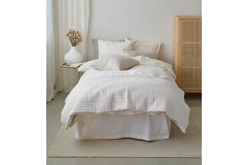 Sängöverkast 150 x 250 cm Vit - Vit - Textil & mattor - Sängkläder - Överkast