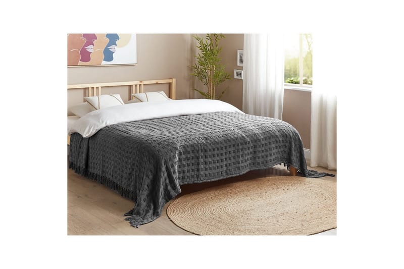 Sängöverkast Bere Grå, 220x240 cm - Grå, 220x240 cm - Textil & mattor - Sängkläder - Överkast