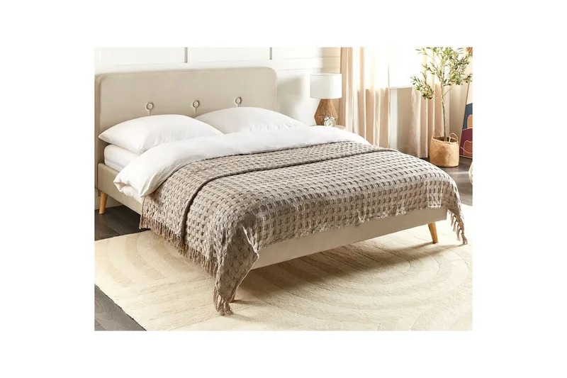 Sängöverkast Bere Taupe, 200x220 cm - Taupe, 200x220 cm - Textil & mattor - Sängkläder - Överkast