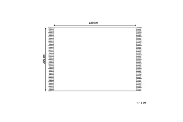 Sängöverkast Bere Taupe, 200x220 cm - Taupe, 200x220 cm - Textil & mattor - Sängkläder - Överkast