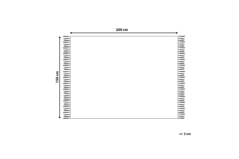 Sängöverkast Bere Vit, 150x200 cm - Vit, 150x200 cm - Textil & mattor - Sängkläder - Överkast