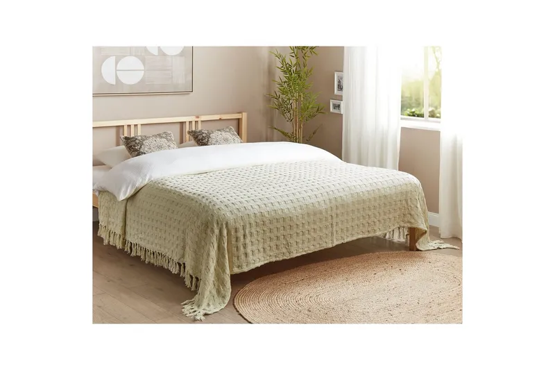 Sängöverkast Bere Vit, 220x240 cm - Vit, 220x240 cm - Textil & mattor - Sängkläder - Överkast