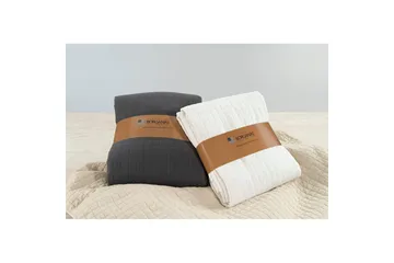 Sängöverkast Borganäs of Sweden - 150 x 250 cm, Vit - Textil & mattor - Sängkläder - Överkast