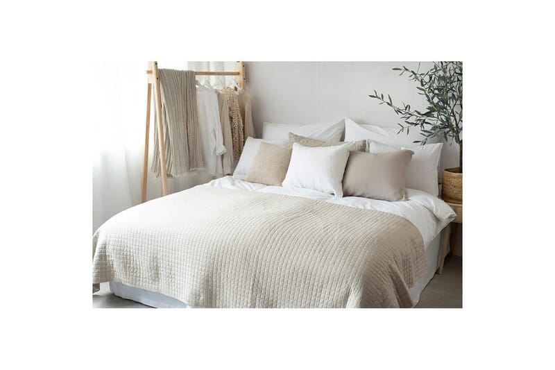 Sängöverkast Borganäs of Sweden - 250 x 250 cm, Linne - Textil & mattor - Sängkläder - Överkast