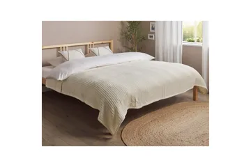 Sängöverkast Chagyl Ljusbeige, 200x220 cm - Ljusbeige, 200x220 cm - Textil & mattor - Sängkläder - Överkast - Överkast enkelsäng