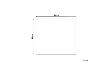 Sängöverkast Nape Vit, 220x240 cm - Vit, 220x240 cm - Textil & mattor - Sängkläder - Överkast