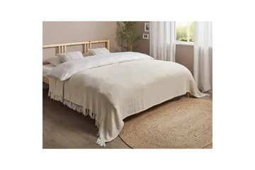 Sängöverkast Toutli Ljusbeige, 220x240 cm - Ljusbeige, 220x240 cm - Textil & mattor - Sängkläder - Överkast