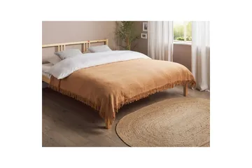 Sängöverkast Yerbent Brun, 150x200 cm - Brun, 150x200 cm - Textil & mattor - Sängkläder - Överkast