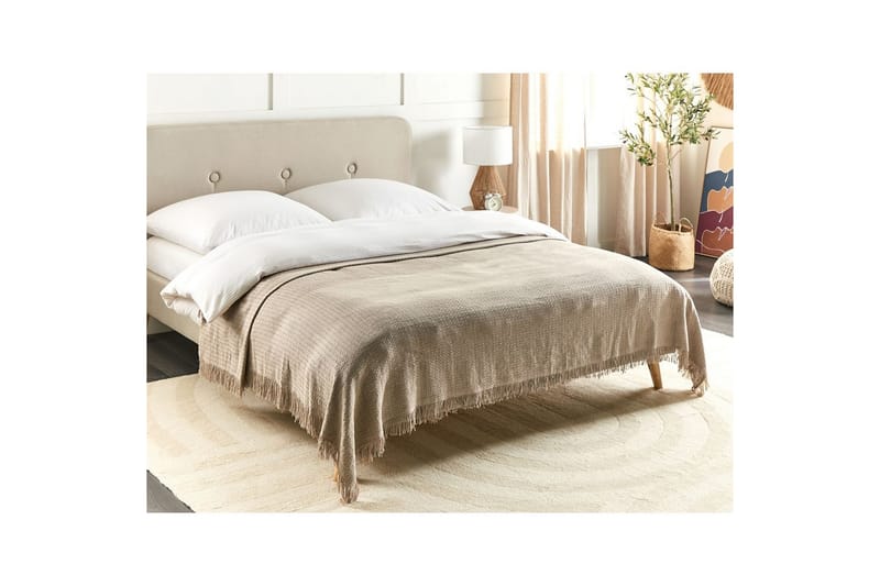 Sängöverkast Yerbent Taupe, 200x220 cm - Taupe, 200x220 cm - Textil & mattor - Sängkläder - Överkast