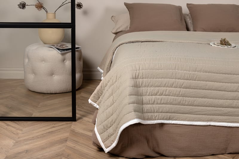 Överkast Sherwoola 180x260 cm - Beige - Sängkläder - Överkast - Överkast dubbelsäng
