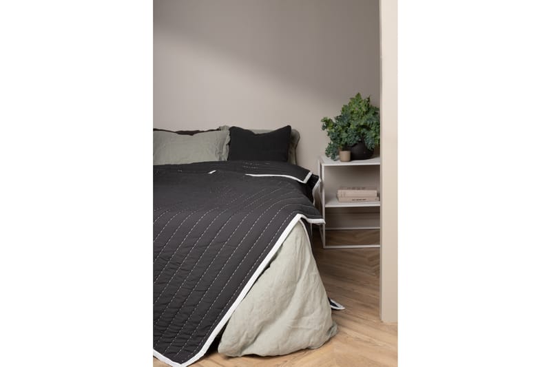 Överkast Sherwoola 260x260 cm - Antracit - Sängkläder - Överkast - Överkast dubbelsäng