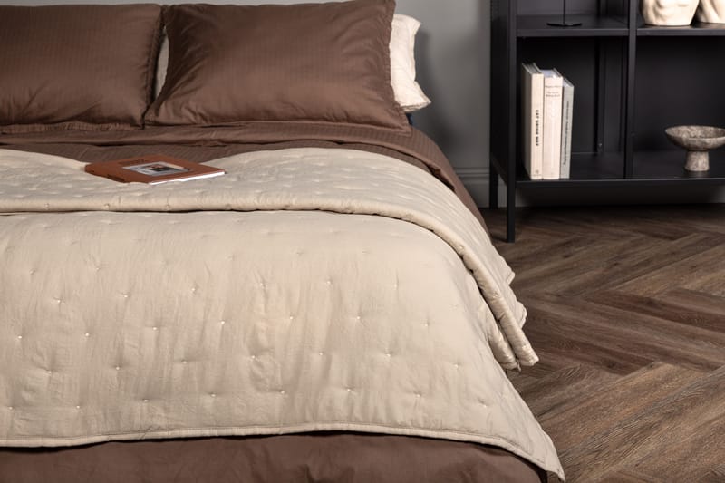 Överkast Weasela 260x260 cm - Beige - Sängkläder - Överkast - Överkast dubbelsäng