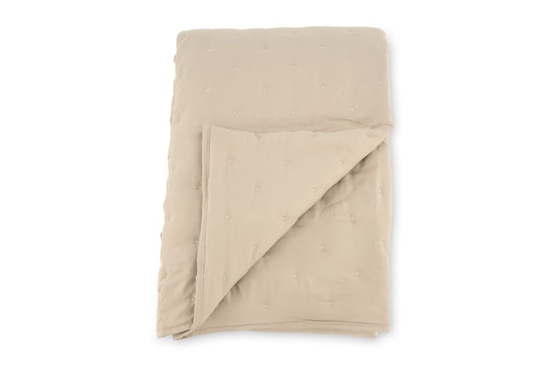 Överkast Weasela 260x260 cm - Beige - Sängkläder - Överkast - Överkast dubbelsäng