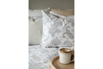 2-Dels Set Tilly 150x210/50x60 cm Vit/Grå - Borganäs - Textil & mattor - Sängkläder - Bäddset & påslakanset