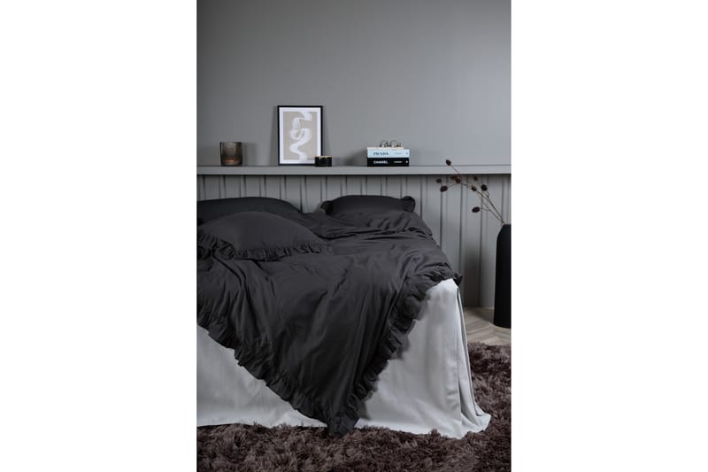 Bäddset Bonaccord 2-Dels 220x240/50x60 cm - Antracit - Bäddset & påslakanset - Sängkläder - Påslakanset dubbelsäng