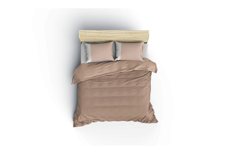 Bäddset Cotton Box Ranforce - Beige - Bäddset & påslakanset - Sängkläder - Påslakanset enkelsäng