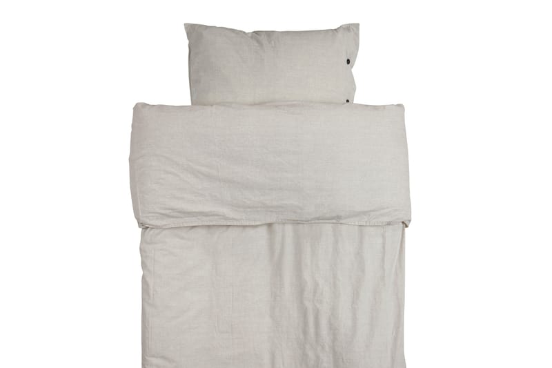 Bäddset Eden 210x150/50x60 cm Offwhite - Fondaco - Påslakanset dubbelsäng - Bäddset & påslakanset - Sängkläder