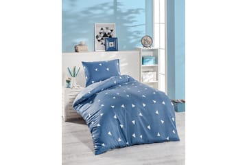 Bäddset EnLora Home Enkelt 2-dels - Blå|Vit - Textil & mattor - Sängkläder - Bäddset & påslakanset