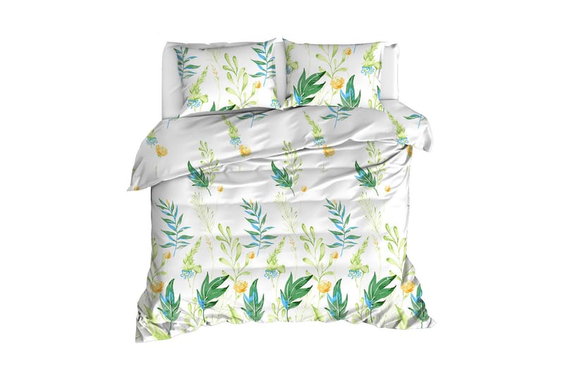 Bäddset EnLora Home Ranforce - Grön - Påslakanset enkelsäng - Bäddset & påslakanset - Sängkläder