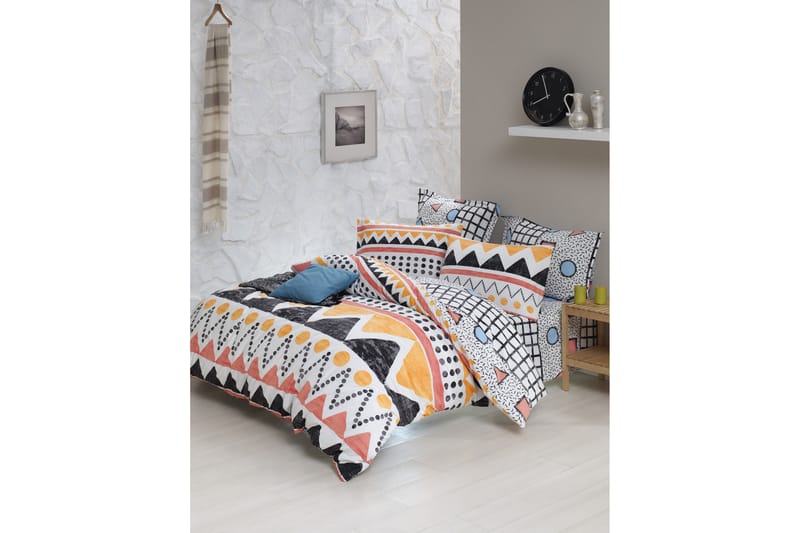 Bäddset EnLora Home Ranforce - Gul - Bäddset & påslakanset - Sängkläder - Påslakanset enkelsäng