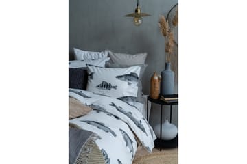 Bäddset Fiske Set Vit/Svart - Franzén - Textil & mattor - Sängkläder - Bäddset & påslakanset