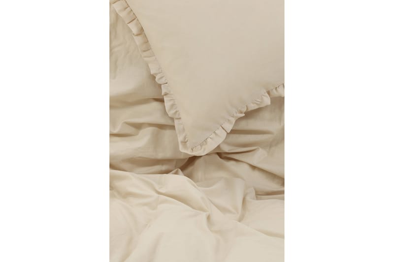 Bäddset Gibbos 2-Dels 150x200/50x60 cm - Beige - Bäddset & påslakanset - Sängkläder - Påslakanset dubbelsäng