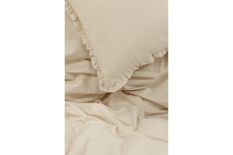 Bäddset Gibbos 2-Dels 150x200/50x60 cm - Beige - Bäddset & påslakanset - Sängkläder - Påslakanset dubbelsäng
