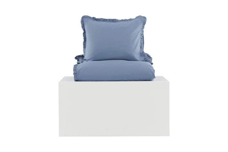 Bäddset Gibbos 2-Dels 150x200/50x60 cm - Blå - Bäddset & påslakanset - Sängkläder - Påslakanset dubbelsäng