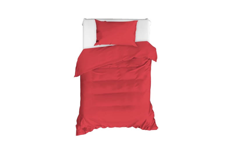 Bäddset Haldsa 2-Dels 150x210/50x60 cm - Röd - Bäddset & påslakanset - Sängkläder - Påslakanset dubbelsäng