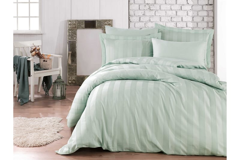 Bäddset Hobby Exclusive Satin - Grön - Textil & mattor - Sängkläder - Bäddset & påslakanset