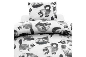 Bäddset Julis 2-Dels 150x210/50x60 cm Grå - Borganäs - Textil & mattor - Sängkläder - Bäddset & påslakanset