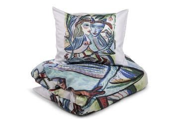 Bäddset KL Turturduvor 60x50 cm Vit - Kosta Linnewäfveri - Textil & mattor - Sängkläder - Bäddset & påslakanset