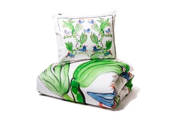 Bäddset Kosta Linnewäfveri Satin 210x150 Vit - Flerfärgad - Textil & mattor - Sängkläder - Bäddset & påslakanset