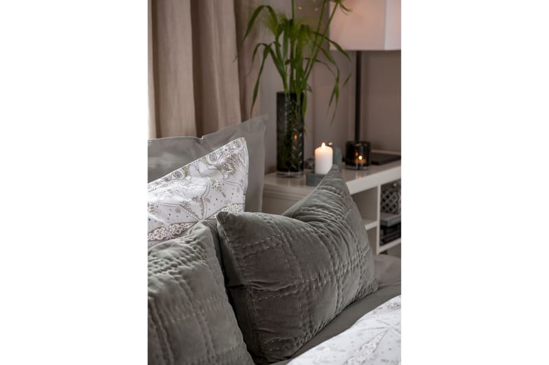 Bäddset Loft 150x210 cm Grå - Grå - Textil & mattor - Sängkläder - Bäddset & påslakanset - Påslakanset dubbelsäng