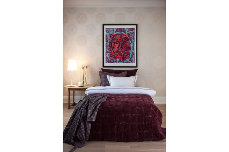 Bäddset Lux 220x230 cm Aubergine - Borås Cotton - Textil & mattor - Sängkläder - Bäddset & påslakanset - Påslakanset dubbelsäng