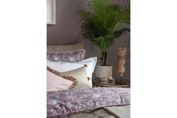 Bäddset Lux 220x230 cm Vit/Beige - Vit/Beige - Textil & mattor - Sängkläder - Bäddset & påslakanset - Påslakanset dubbelsäng