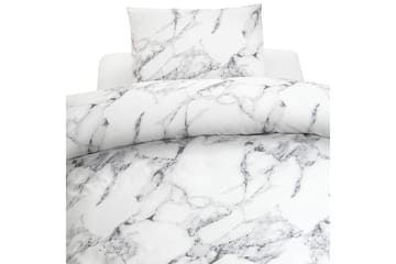 Bäddset Marmor 2st 2-dels Vit Marmor - Borganäs - Textil & mattor - Sängkläder - Bäddset & påslakanset