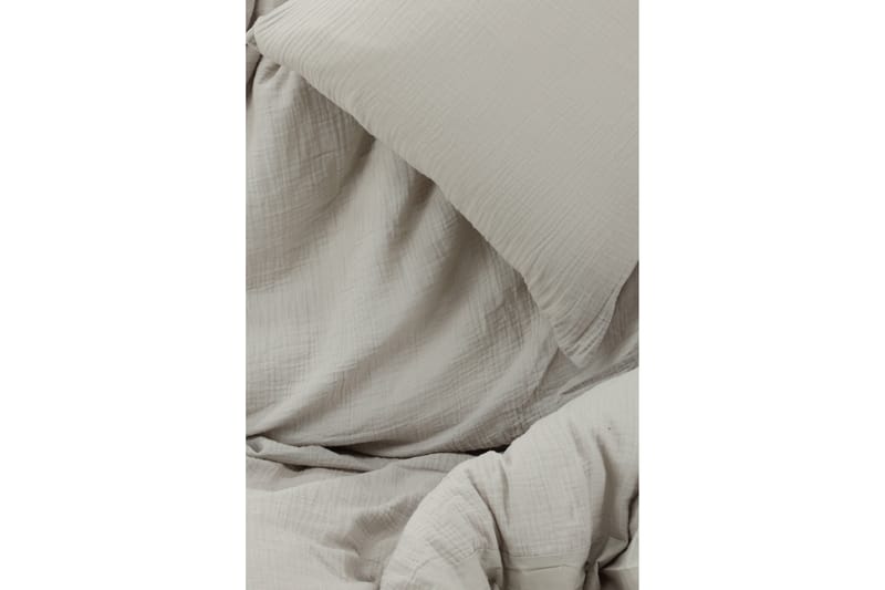 Bäddset Maruy 2-Dels 220x240/50x60 cm - Ljusgrå - Bäddset & påslakanset - Sängkläder - Påslakanset dubbelsäng