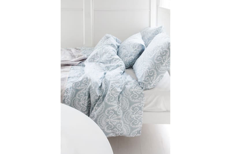 Bäddset Milja 210x150 cm - Blå - Bäddset & påslakanset - Sängkläder - Påslakanset dubbelsäng
