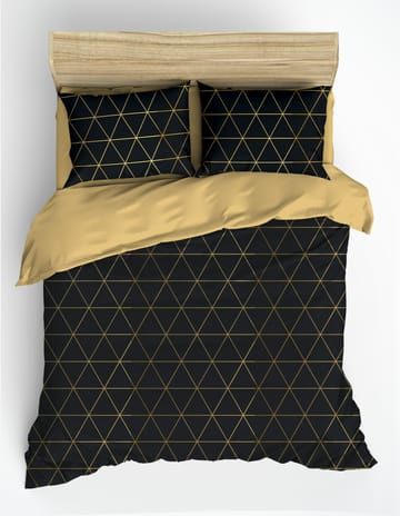 Branlor Bäddset 240x220 cm - Guld Och Svart - Textil & mattor - Sängkläder - Bäddset & påslakanset