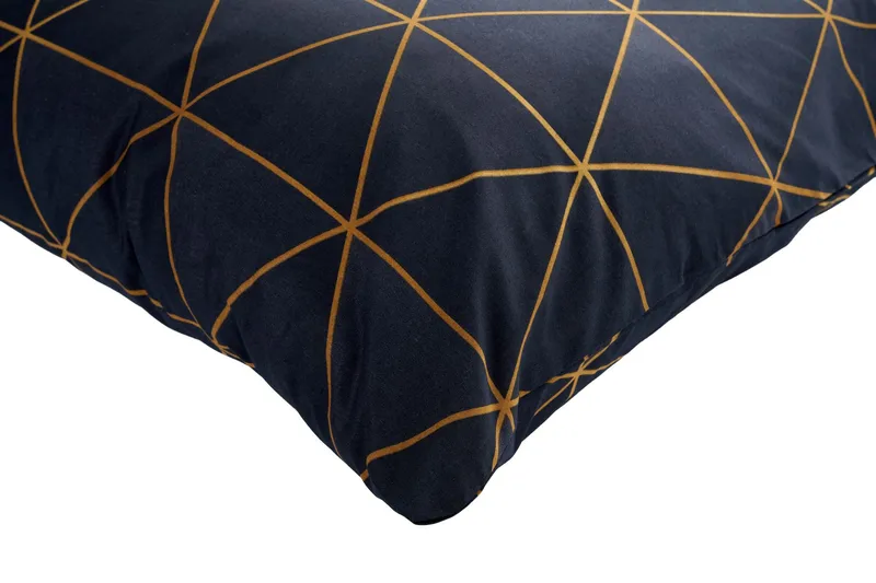 Branlor Bäddset 240x220 cm - Guld Och Svart - Textil & mattor - Sängkläder - Bäddset & påslakanset - Påslakanset dubbelsäng