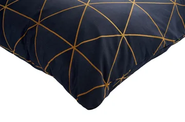 Branlor Bäddset 240x220 cm - Guld/Svart - Textil & mattor - Sängkläder - Bäddset & påslakanset - Påslakanset dubbelsäng