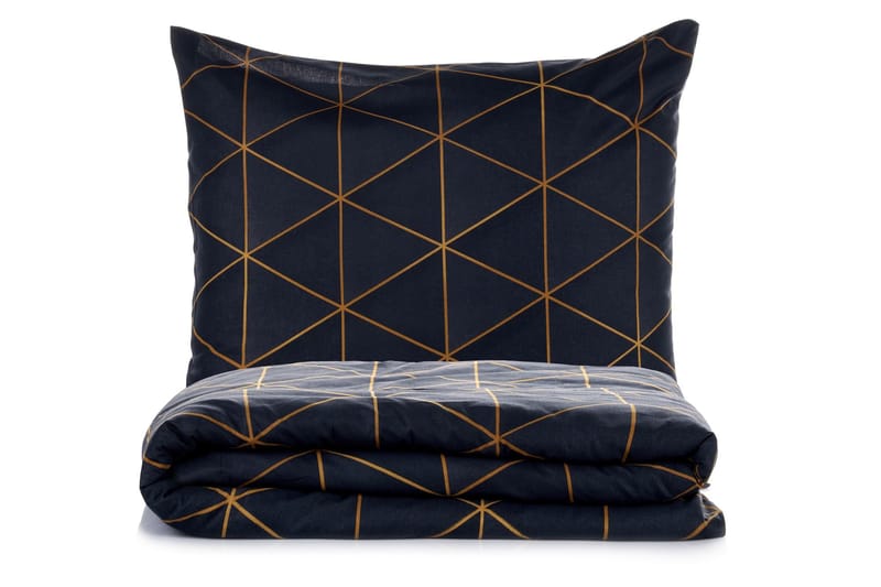 Branlor Bäddset 240x220 cm, Guld/Svart