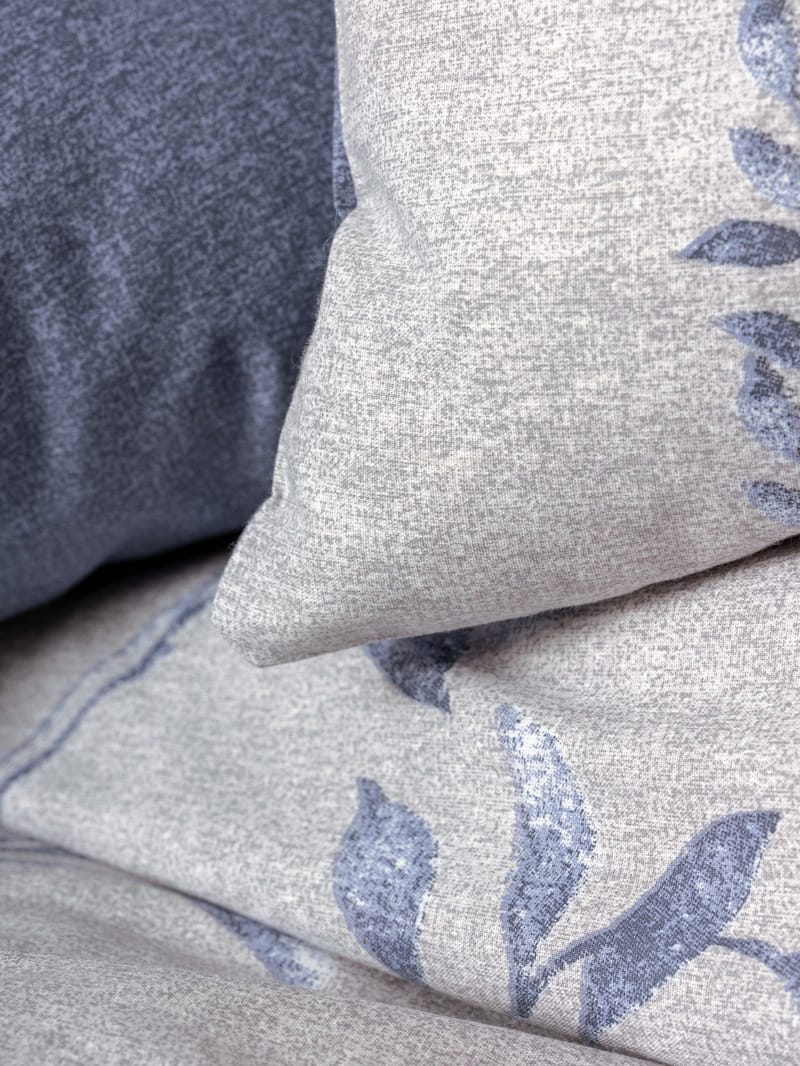 Corvanel Bäddset 240x220 cm - Mörkblå Ljusgrå - Textil & mattor - Sängkläder - Bäddset & påslakanset - Påslakanset dubbelsäng